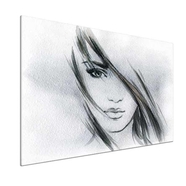 Panel do kuchni Portret kobiety