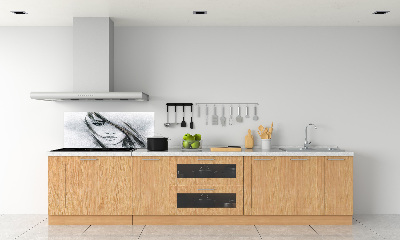 Spatplaat keuken Portret van een vrouw
