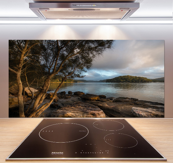 Panel do kuchni Drzewo nad rzeką