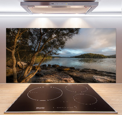 Panel do kuchni Drzewo nad rzeką