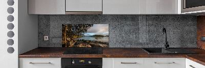 Panel do kuchni Drzewo nad rzeką