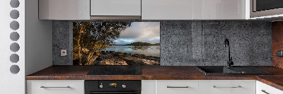 Panel do kuchni Drzewo nad rzeką