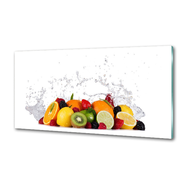 Achterwand keuken Fruit en water