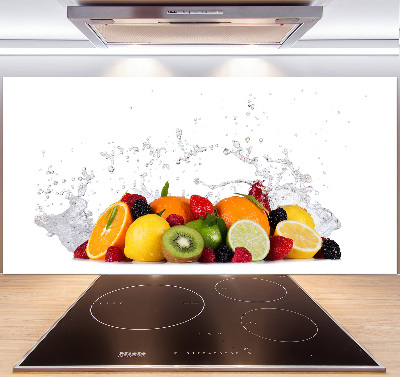 Achterwand keuken Fruit en water
