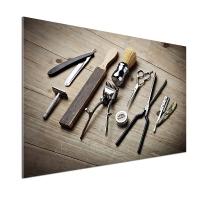 Panel do kuchni Męski fryzjer