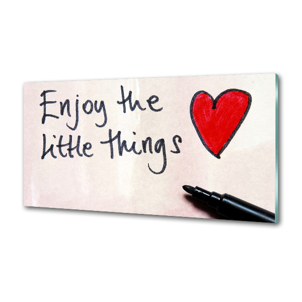 Panel dekor szkło Małe rzeczy