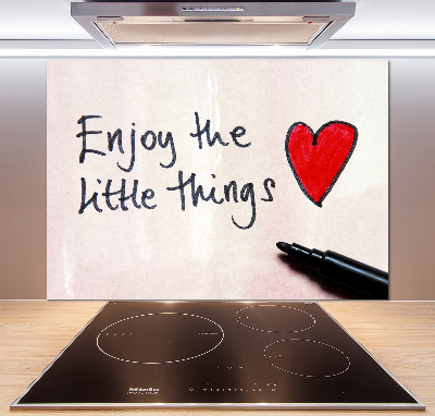 Panel dekor szkło Małe rzeczy