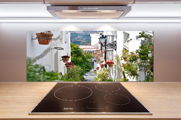 Spatplaat keuken Een charmante straat