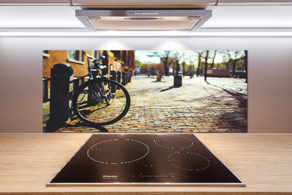 Panel lacobel Rower w Amsterdamie