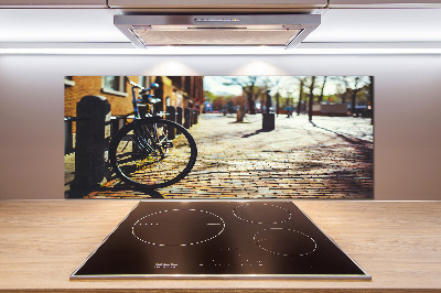 Panel lacobel Rower w Amsterdamie