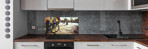 Keuken achterwand Fietsen in Amsterdam