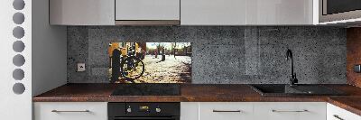 Panel lacobel Rower w Amsterdamie