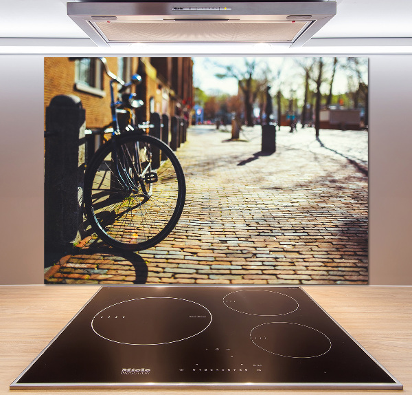 Panel lacobel Rower w Amsterdamie