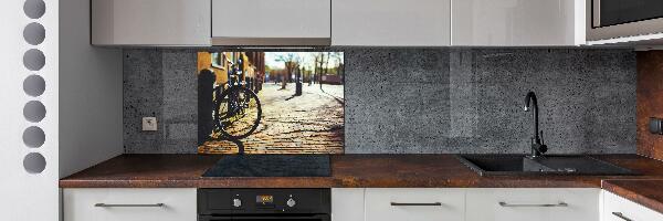 Keuken achterwand Fietsen in Amsterdam