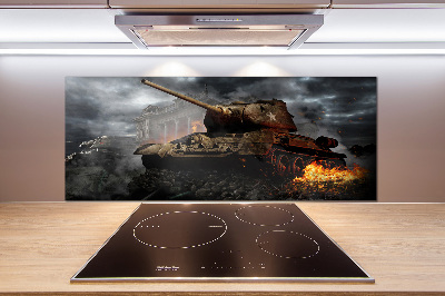 Glazen achterwand keuken Tank