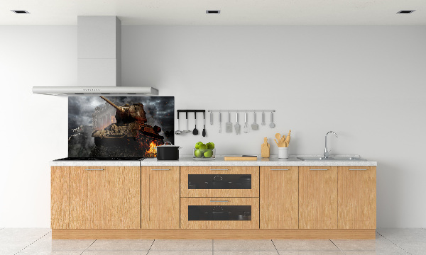 Glazen achterwand keuken Tank