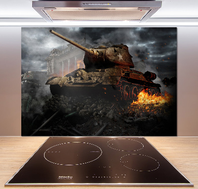 Glazen achterwand keuken Tank