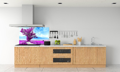 Achterwand keuken Boom en pad