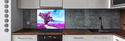 Panel do kuchni Drzewo i ścieżka