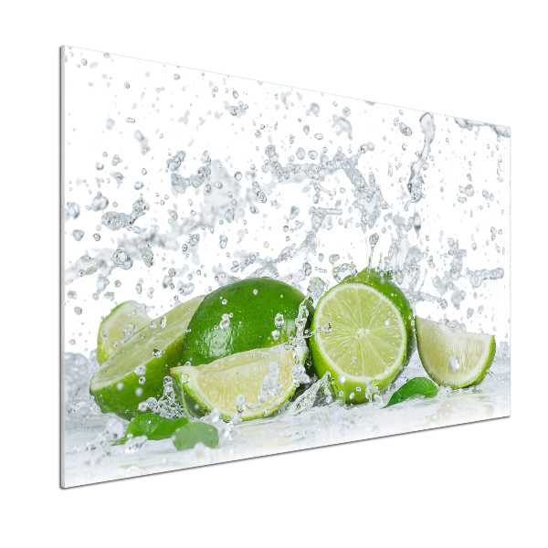 Achterwand keuken Limoenen en water