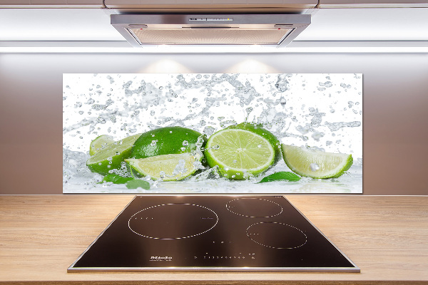 Achterwand keuken Limoenen en water