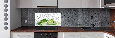 Achterwand keuken Limoenen en water