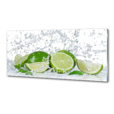 Achterwand keuken Limoenen en water