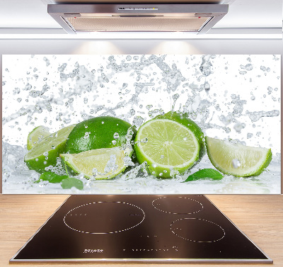 Achterwand keuken Limoenen en water