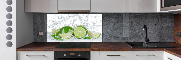 Achterwand keuken Limoenen en water