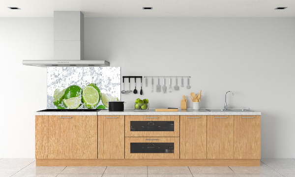 Achterwand keuken Limoenen en water