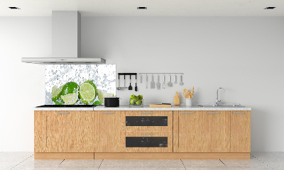 Achterwand keuken Limoenen en water