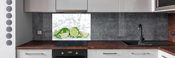 Achterwand keuken Limoenen en water