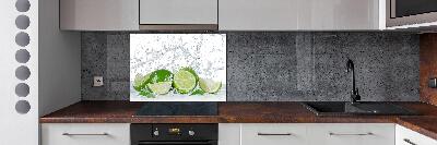 Achterwand keuken Limoenen en water