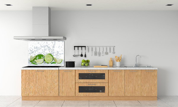 Achterwand keuken Limoenen en water