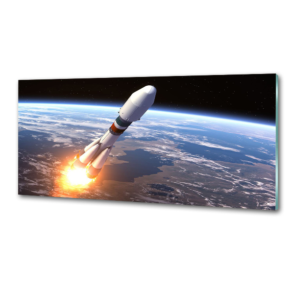 Panel do kuchni Rakieta kosmiczna