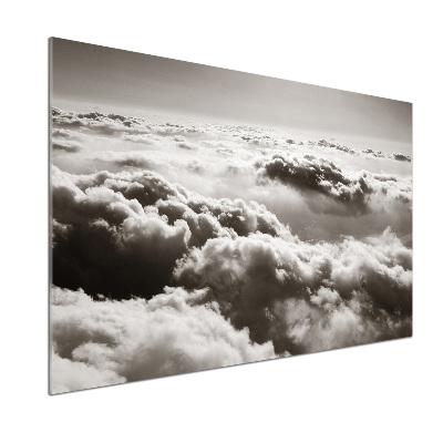 Panel lacobel Chmury z lotu ptaka