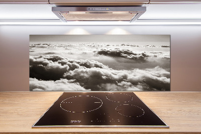 Spatplaat keuken Wolken vanuit vogelperspectief