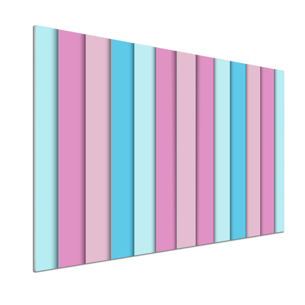 Glazen achterwand keuken Kleurrijke strepen