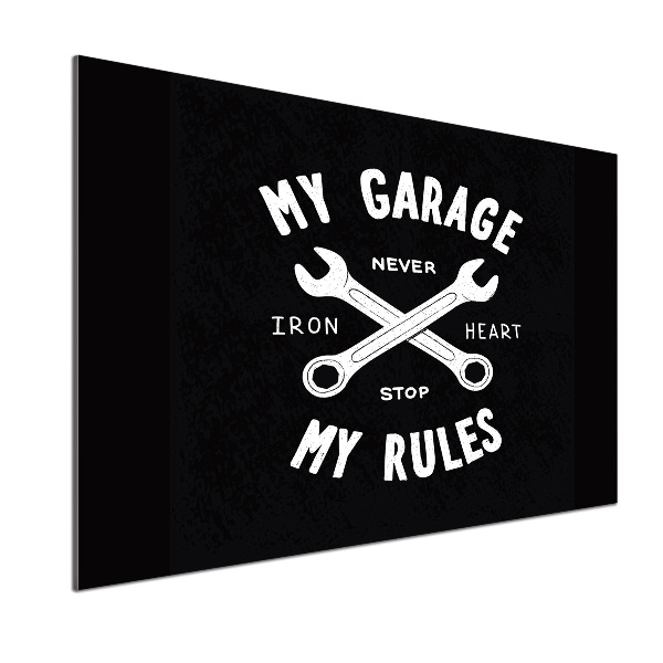 Spatplaat keuken Mijn garage