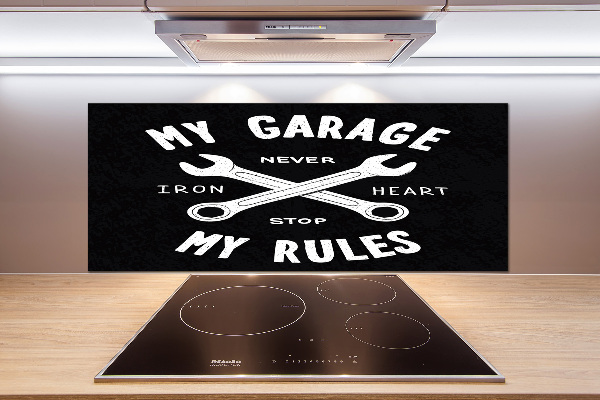 Panel między meble w kuchni Mój garaż