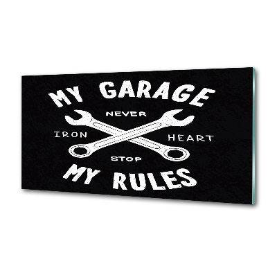 Spatplaat keuken Mijn garage