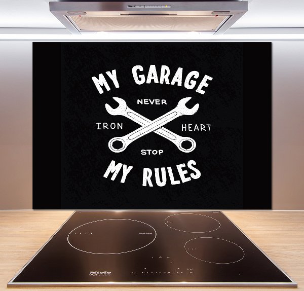 Panel między meble w kuchni Mój garaż