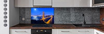 Achterwand keuken San Francisco-brug