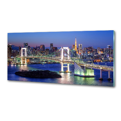 Spatscherm keuken Tokyo-brug