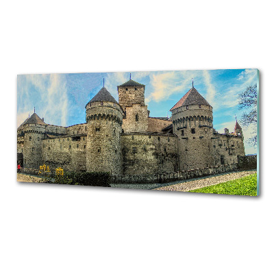 Spatplaat keuken Een kasteel in Zwitserland