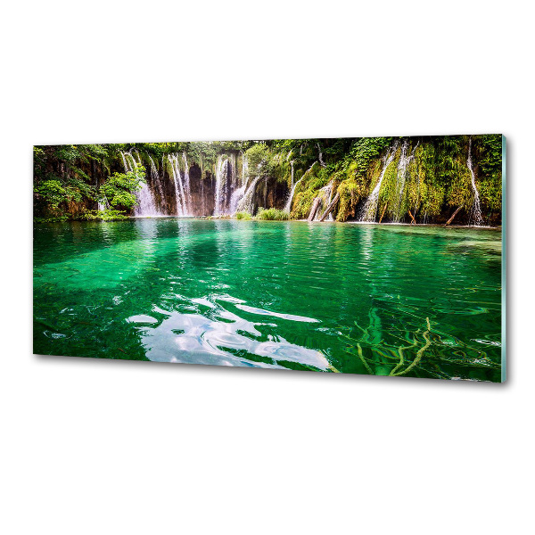 Glazen achterwand keuken Plitvice-meer
