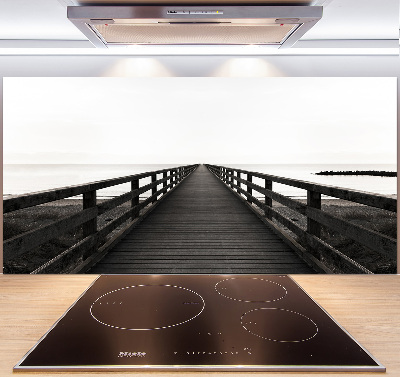 Panel do kuchni Drewniane molo