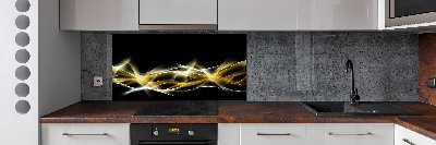 Spatplaat keuken Abstractie van licht