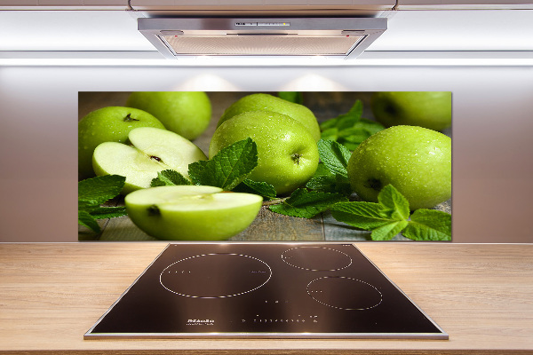 Achterwand keuken Groene appels