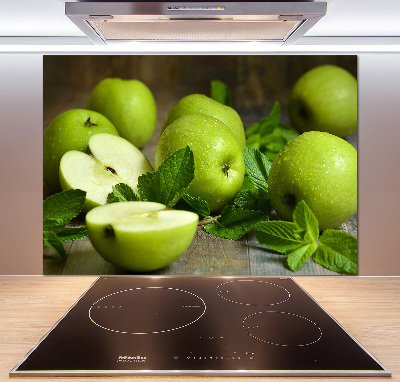 Achterwand keuken Groene appels